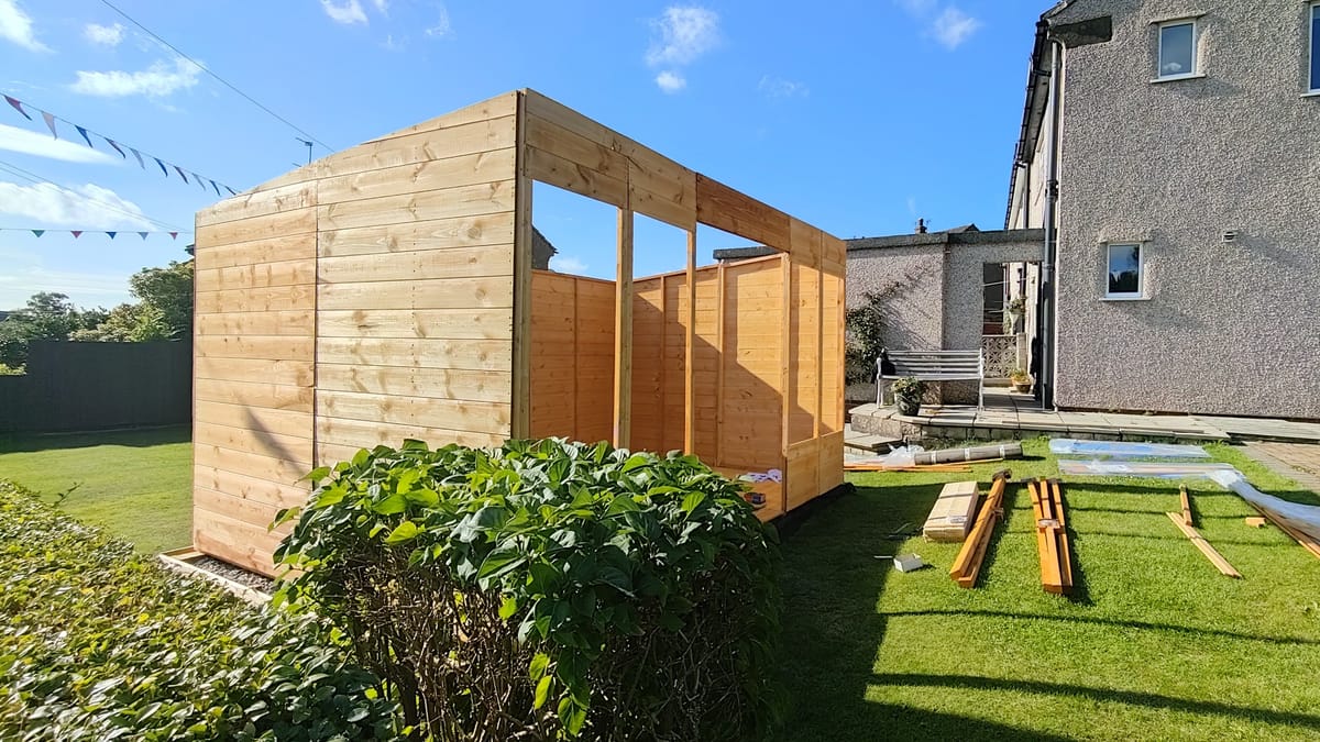 We Built a Shed Today